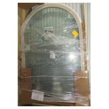 Anderson 100 Series arched window. Measures 87" x