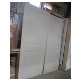 (2) Matching interior doors of different sizes.