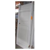 Two panel interior door with jamb. Measures