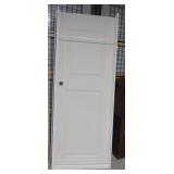 Two panel interior door with jamb. Measures Two panel interior door with jamb. Measures