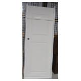 Two  panel interior door with jamb. Measures