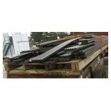 Approx. 35 pieces of various composite decking. Approx. 35 pieces of various composite decking.