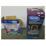 Invacare walker basket and a Vicks Vaporizer. Invacare walker basket and a Vicks Vaporizer.