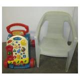 Vtech Little Smart First Steps Plus and a child Vtech Little Smart First Steps Plus and a child