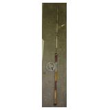 Vintage Tru Temper 5 Ft. 10 Inch fishing rod with Vintage Tru Temper 5 Ft. 10 Inch fishing rod with
