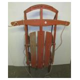Vintage rail sled. Measures 37" long. Vintage rail sled. Measures 37" long.