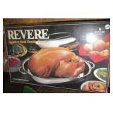 Revere stainless steel double roaster in original Revere stainless steel double roaster in original