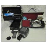 (2) Vintage cameras including Yashica U-Matic CDS