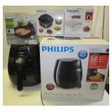 Philips air fryer and (3) Accessories including