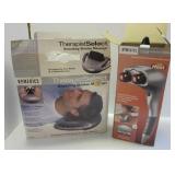 (2) Homedics massager items including Percussion (2) Homedics massager items including Percussion