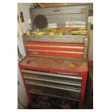 Craftsman two piece toolbox with contents