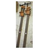 (2) 30" Jorgensen wood clamps. (2) 30" Jorgensen wood clamps.