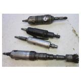 (4) Air Driven Dye Grinders including Thor, ARO,