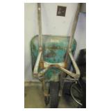 Metal radio wheel barrel. Metal radio wheel barrel.