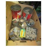 Large group of hardware including bolts, washers,