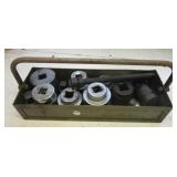 (8) Large sockets up to 2-1/4". Socket extenders, (8) Large sockets up to 2-1/4". Socket extenders,
