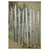 (4) Metal saw horse legs only. (4) Metal saw horse legs only.
