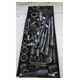 Various sockets & ratchets. Brands include Various sockets & ratchets. Brands include