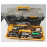 Work force tool box filled with sockets, Work force tool box filled with sockets,