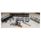 Large group of sockets (some deep well). Brands Large group of sockets (some deep well). Brands