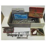 Allen Volt Meter, Various sockets, C-Clamps, hand