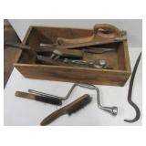 Various wire brushes, files, crow bar, planer, Various wire brushes, files, crow bar, planer,