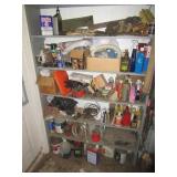 Contents of shelving including various tractor Contents of shelving including various tractor