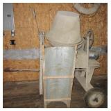 Cement mixer with 3/4HP motor and Shute on wheels