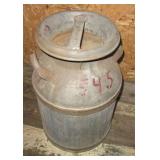 Vintage Metal milk can. Measures 20" Tall. Vintage Metal milk can. Measures 20" Tall.