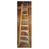 8ft Werner fiberglass ladder.