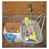 (12) Various Sprinklers, small garden tools, &