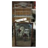 Metal Bakers Rack, Measures 68" h x 28" w x 18"