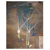 (3) Extendable fishing nets. (3) Extendable fishing nets.