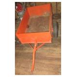 Pull Behind metal garden cart. Pull Behind metal garden cart.
