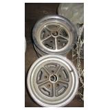 (6) Aluminum 5 lug rims. (6) Aluminum 5 lug rims.
