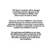 Terms & Conditions of Auction: Terms & Conditions of Auction: