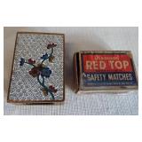 Vintage floral design matchbox holder.