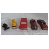 (5) Vintage toy cars including (2) Tootsie Toys,