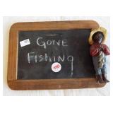 Small wood framed chalkboard. Measures 5.5" x