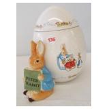 2008 Beatrix Potter Peter Rabbit egg shaped