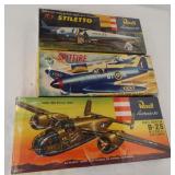 (3) Model plane kits including Aurora British