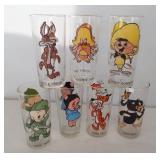 (7) Pepsi Collector Series glasses by Warner