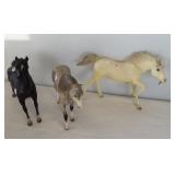 (3) Breyer horses including 1965 Morgan, Azteca