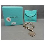 Tiffany & Co. sterling silver chain link bracelet