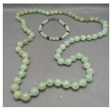 Matching necklace and bracelet set. Bracelet has