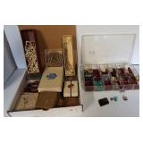 Large group of costume jewelry including rings,