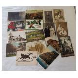 (16) 1908- 1920 Postcards. Some are photos.