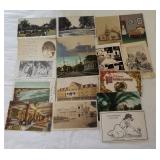 (18) 1908- 1915 Postcards. Some are photos.