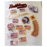 Over (200) Cloth sew on insignias. Most are