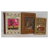 (3) Native American hard cover books including